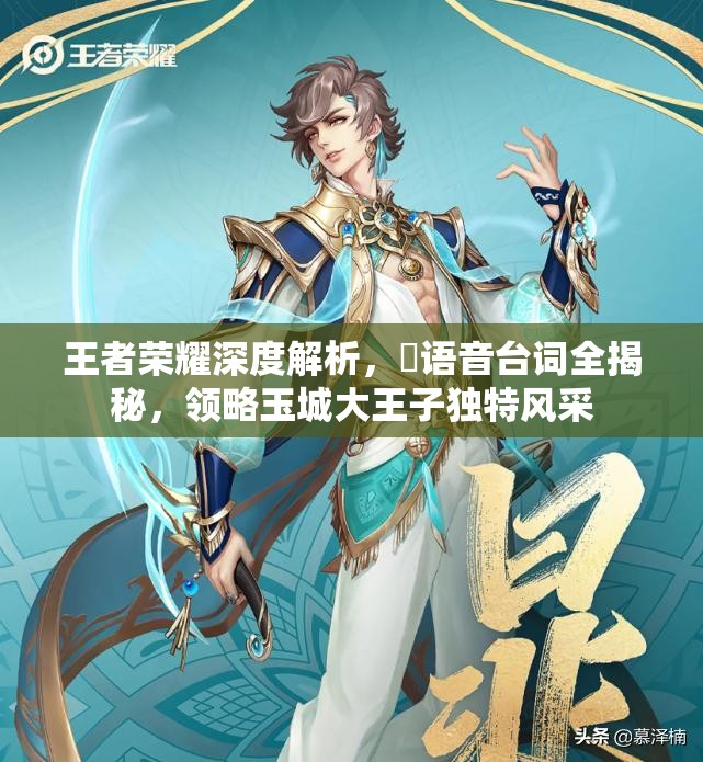 王者荣耀深度解析，暃语音台词全揭秘，领略玉城大王子独特风采