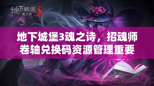地下城堡3魂之诗，招魂师卷轴兑换码资源管理重要性及高效利用策略解析