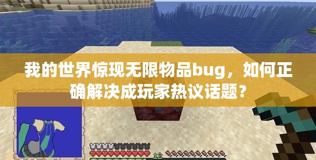 我的世界惊现无限物品bug，如何正确解决成玩家热议话题？