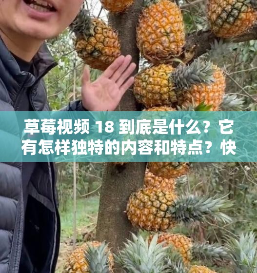 草莓视频 18 到底是什么？它有怎样独特的内容和特点？快来一探究竟