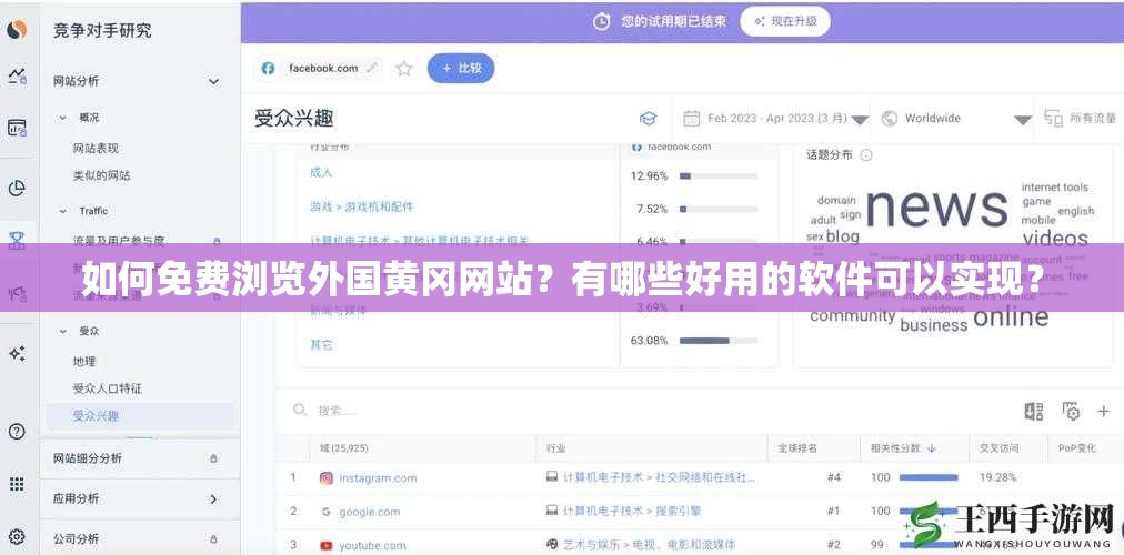如何免费浏览外国黄冈网站？有哪些好用的软件可以实现？
