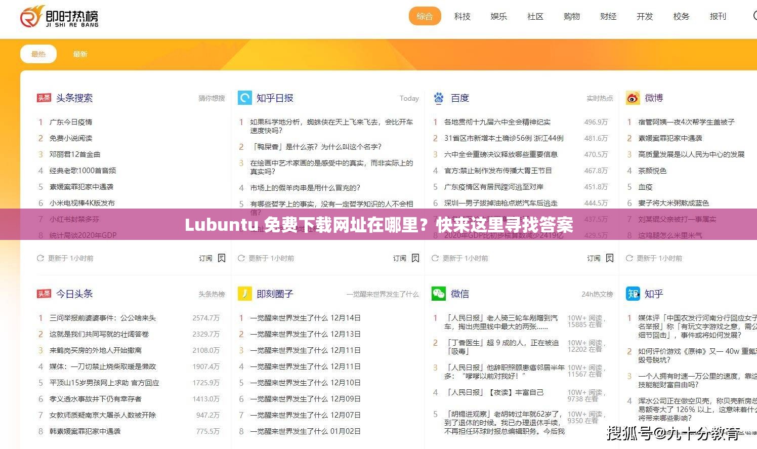 Lubuntu 免费下载网址在哪里？快来这里寻找答案