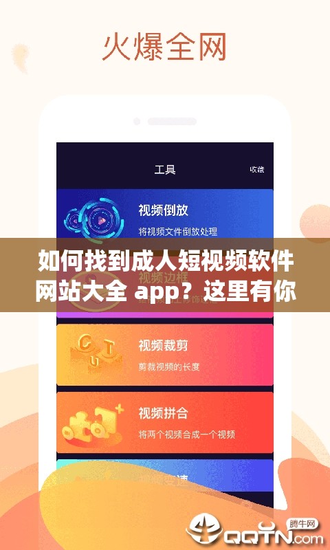 如何找到成人短视频软件网站大全 app？这里有你需要的答案