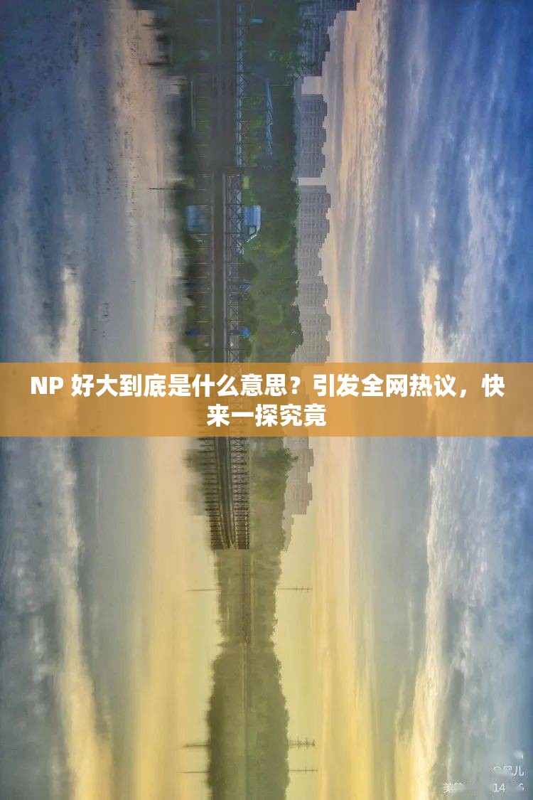 NP 好大到底是什么意思？引发全网热议，快来一探究竟