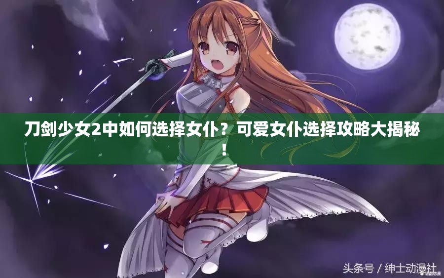 刀剑少女2中如何选择女仆？可爱女仆选择攻略大揭秘！