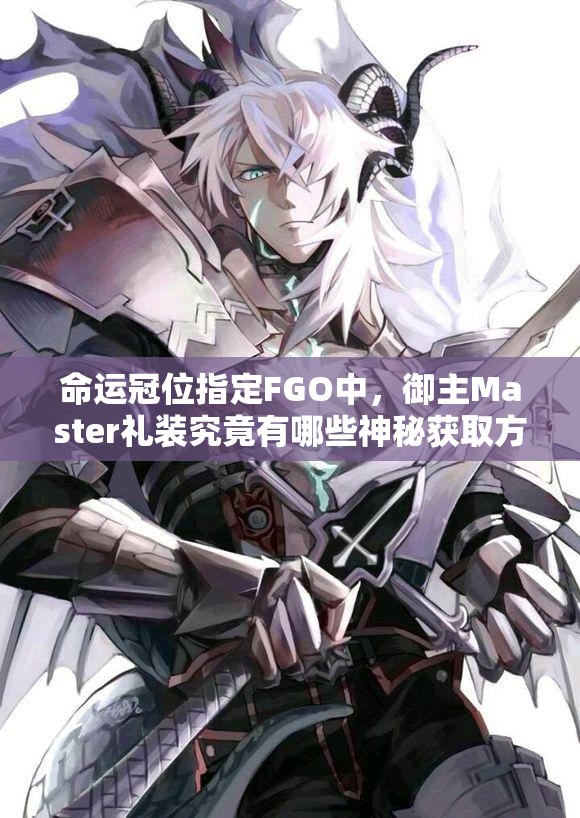 命运冠位指定FGO中，御主Master礼装究竟有哪些神秘获取方式？