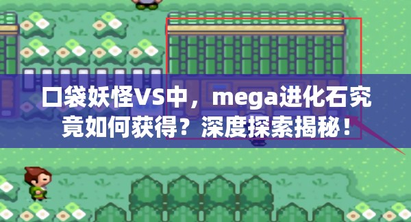 口袋妖怪VS中，mega进化石究竟如何获得？深度探索揭秘！