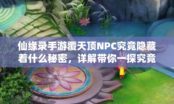 仙缘录手游覆天顶NPC究竟隐藏着什么秘密，详解带你一探究竟？