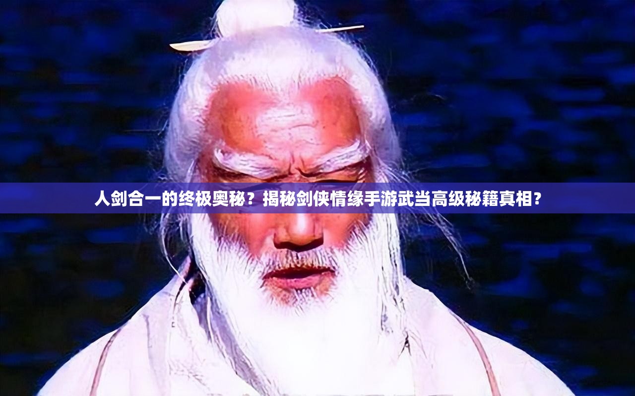 人剑合一的终极奥秘？揭秘剑侠情缘手游武当高级秘籍真相？